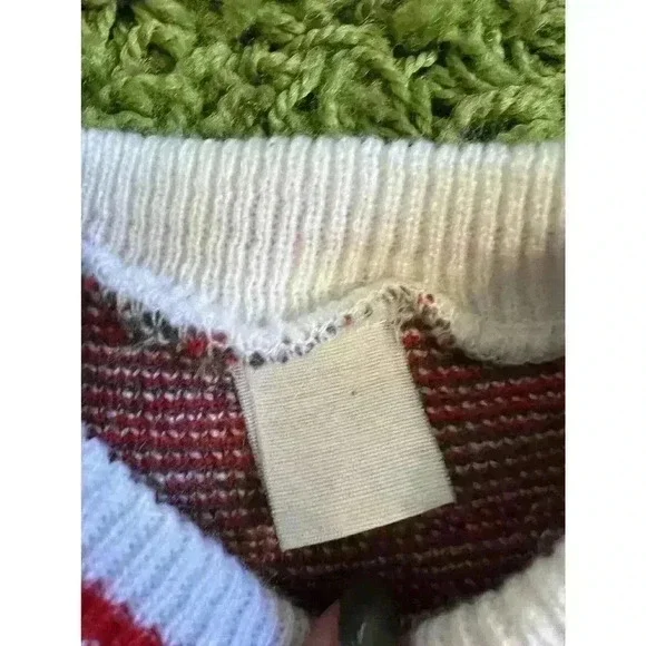 Vintage 80s Unique Knit Sweater - Picture 4 of 4